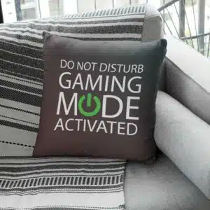 Capa de almofada gaming mode