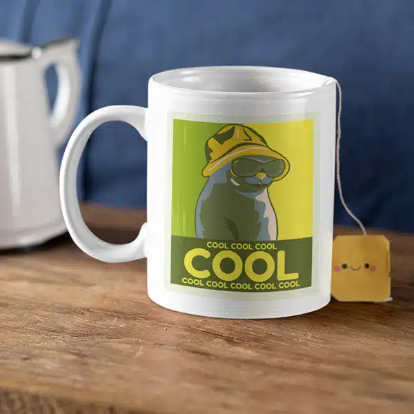 Caneca meme cool cool cool cool personalizável