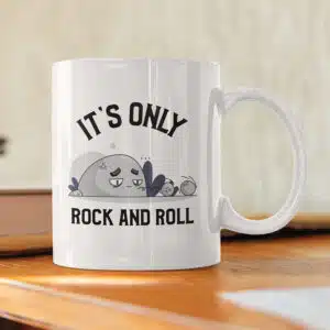Caneca it's only rock and roll