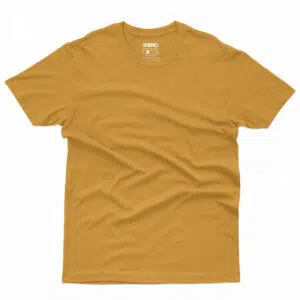 Camiseta básica mostarda